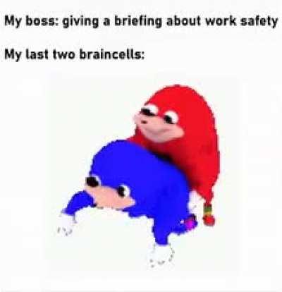 Who needs work savety anyway, right?