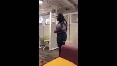 Too many white people makes her uncomfortable