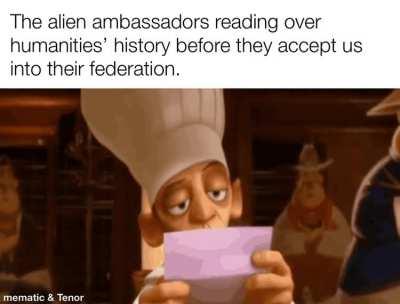 They’re reconsidering letting us in.