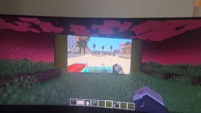 Watching Pat and Jen in Minecraft