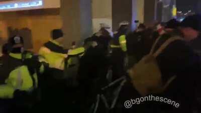 Proud Boys get pepper sprayed by DC Police ahead of their planned 