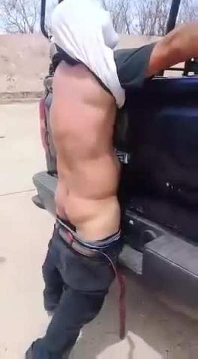 Mexico Police Spank Thief With Baseball Bat