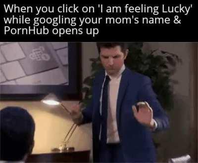 I am never feeling lucky again