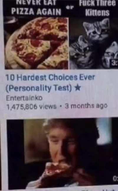 The hardest choices require the strongest wills