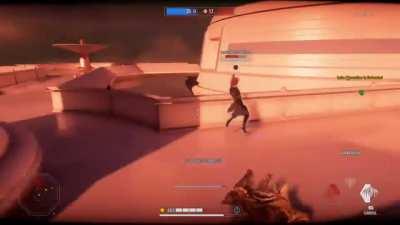 Mans literally knocked into orbit