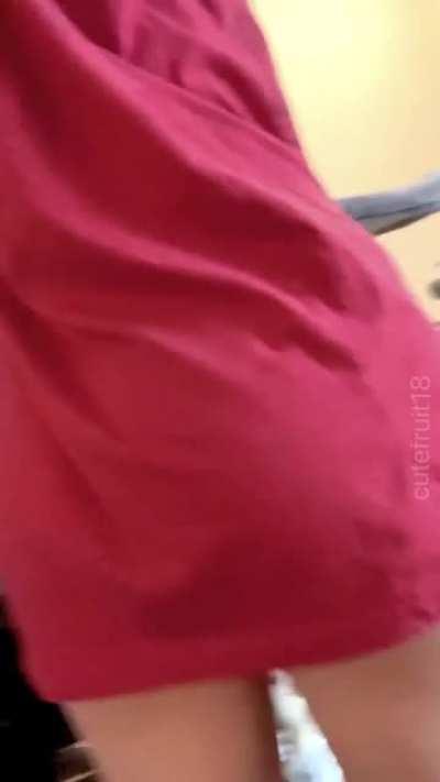 my baggy t-shirt can hide a bit of ass