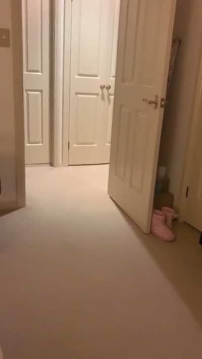 Skinny Shadow figure comes towards me