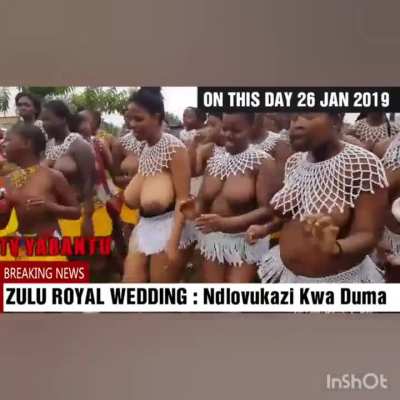 One of these Zulus has the biggest naturals I've ever seen