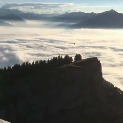 Launching a hang glider