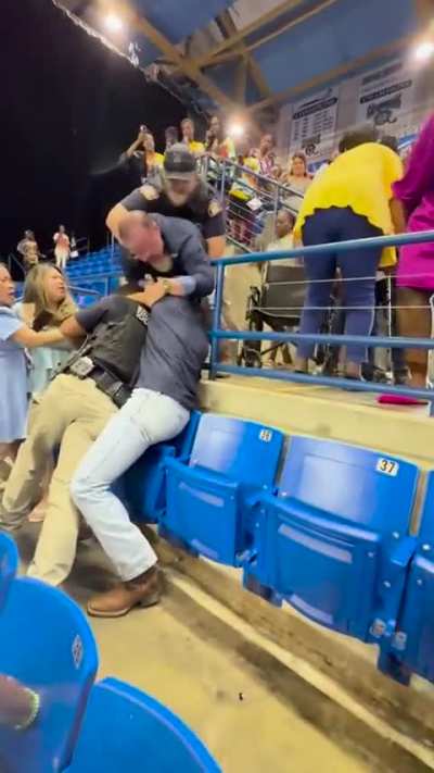 Man starts fight at graduation with Baby