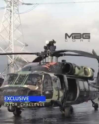 Man passed the rotor challange