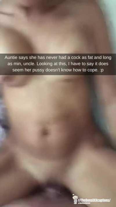 Your nephew seems to have found out your wife is a slut...