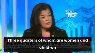 After saying 15,000 women and children have been killed by the IDF, CNN’s Dana Bash says “yeah, sure but at least Israeli soldiers aren’t raping them” —The sole purpose of the mass rape lies is to justify genocide
