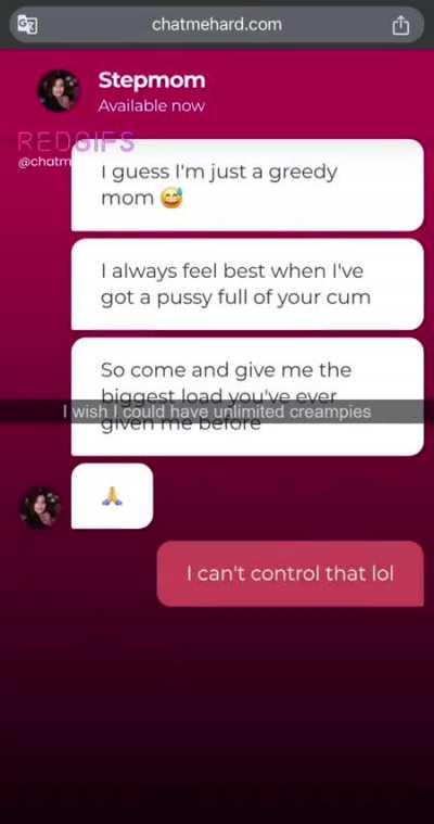 I'm a cum hungry mom