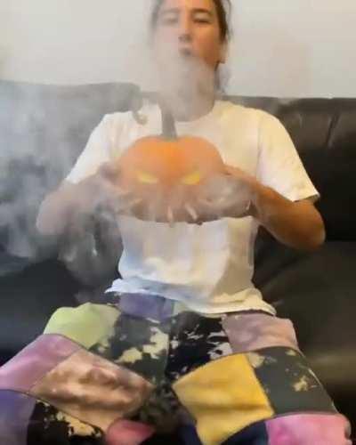 Тыква на хэллоуин