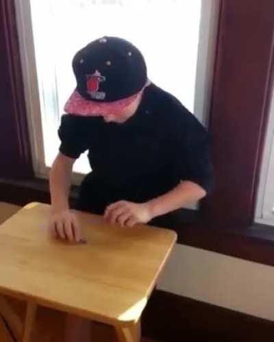 This kid will be a high school teachers worst nightmare