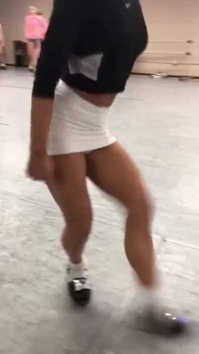 Cassidy Ludwig practicing just weeks before being named US National Irish Dancing Champion
