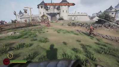 this game is too fun. dude throws a barrel and gets deleted by a ballista from hell. and they said chivalry was dead...