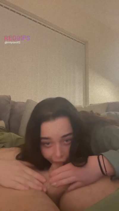 My boyfriend had his friends over for the night but ended up falling asleep so I too it upon myself to keep them entertained