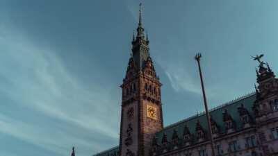 Hamburg Rathaus Hyperlapse 08.08.2020