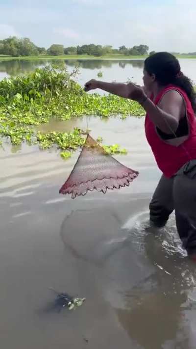 She almost had a big catch