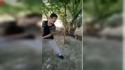 Don't play with bombs, kids.