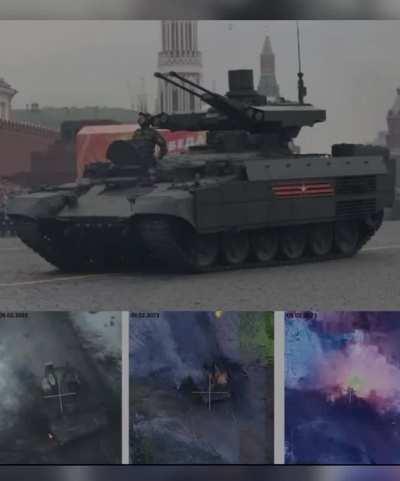 Russian armoured vehicles before and after they entered Ukraine.