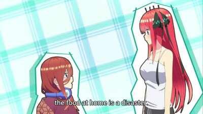 A bit late for this but miku is cute as usual but Nino says the N word🤣 And i know thats a japanese word not the n word its just funny 🤣