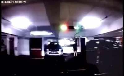 Trying to block a parking