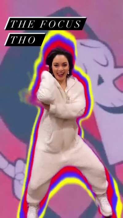 Showing her nunchuck skills