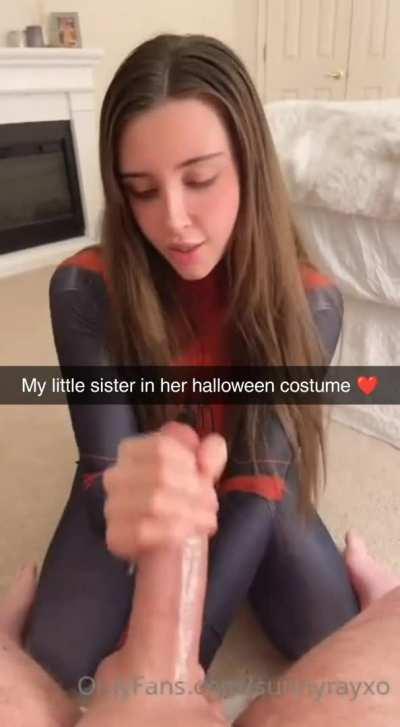 Cosplay Costume Pretty Step-Sister Handjob