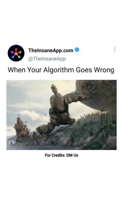 When Your Algorithm Goes Wrong