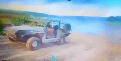 RU POV: Footage of a double ambush by fiber-optic drones on a Ukrainian pickup truck and buggy in Sumy region.  In the second part of the video, a double strike by FPV drones on the HMMWV of the Ukrainian Armed Forces in Sumy Oblast.