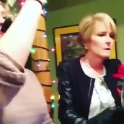 That stare down at the end ...