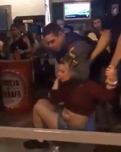 Offering a drink to police👮‍♂️