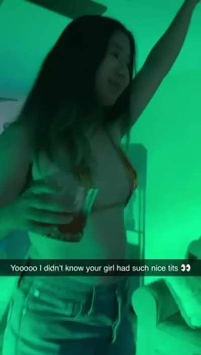 What would you do if your girlfriend was acting like this at a party ? [F]