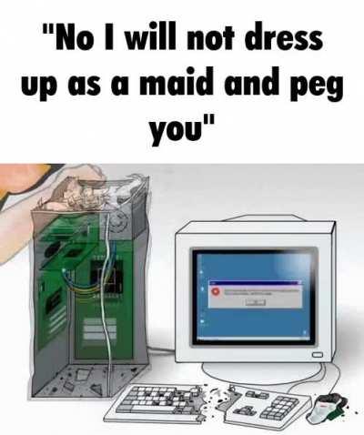 Luigi! It's 4 AM time for your pegging session!