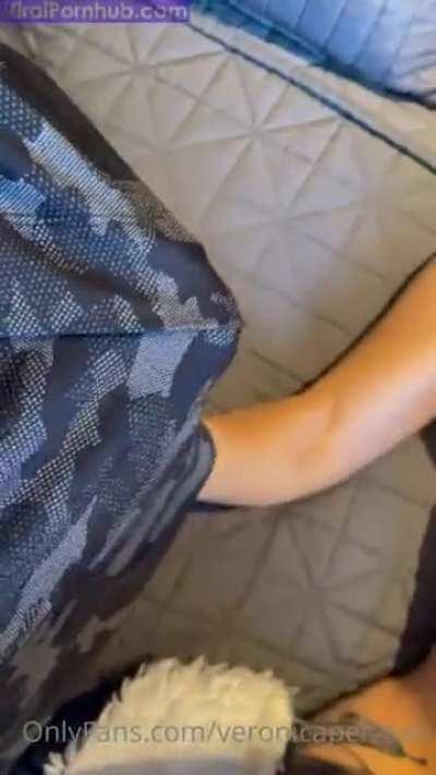 Veronica. Latina tits. Fingering.