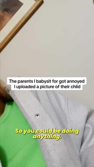 How dare you get mad that I posted your child on my social media without your permission?