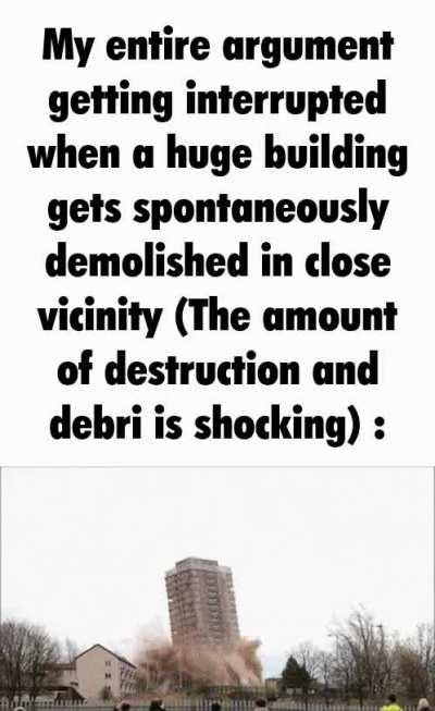 Building collapses are scary