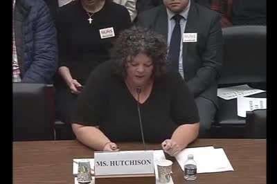 Ms. Hutchison Testimony on Proposed Changes to the Poverty Line Calculation