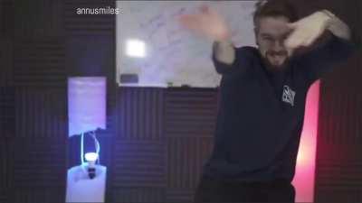 jacksepticeye fighting muffet !! REAL !!