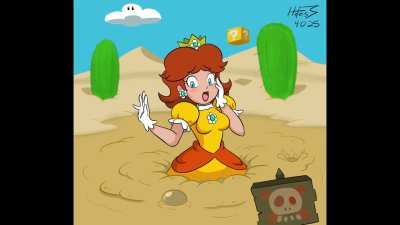 Daisy Sinking In Quicksand With Cartoon Sound Effects