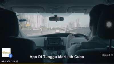 Promo video of judi website with raya theme found on YouTube, is this even legal 😂