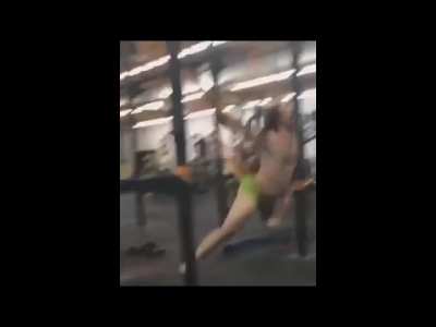 I told you to not bring him with you into the gym