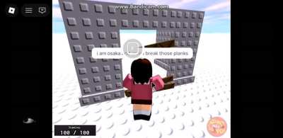 osaka breaks planks (live footage)