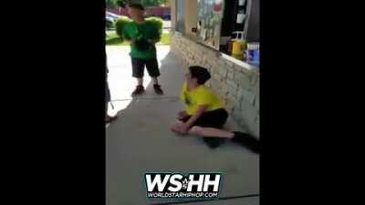 Kid went from man to crybaby