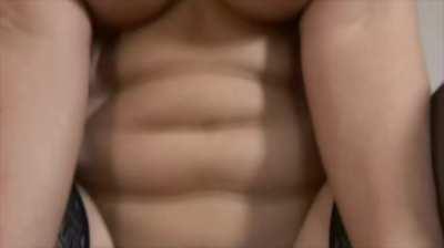 Daria Glover's Hairy Pussy in Reverse Cowgirl