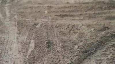 My dad's project car, a prerunner 93 Cadillac Fleetwood (brother driving)