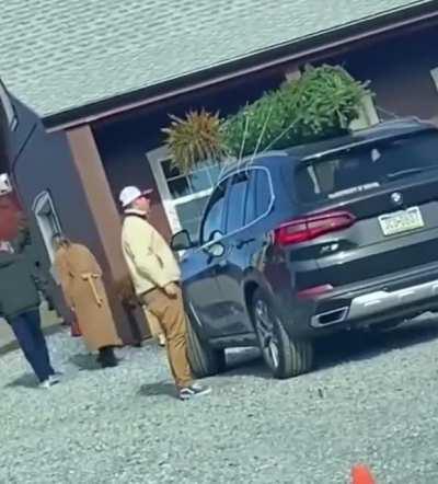 WCGW tying a tree to your car